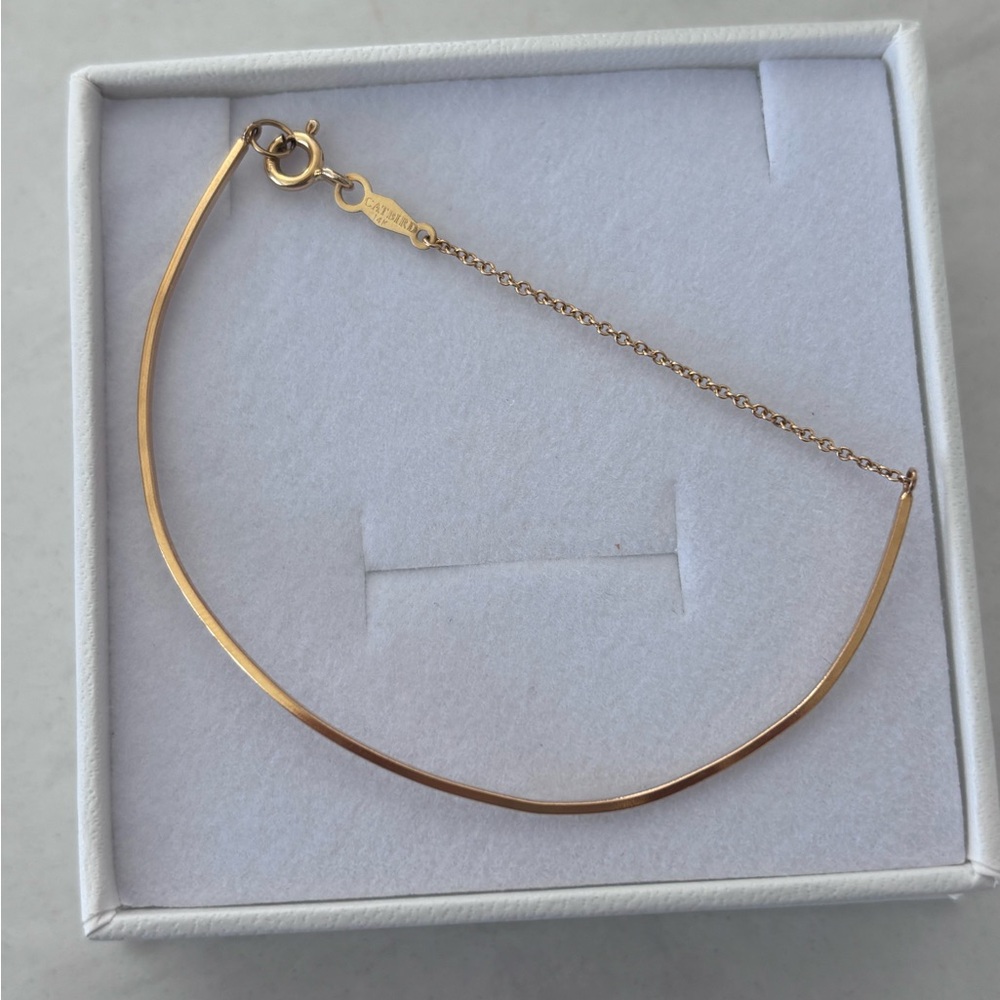 RARE Discontinued Catbird Gold Delicate Bracelet